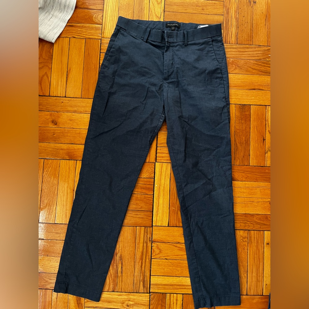 Banana Republic blue slim fit dress pants